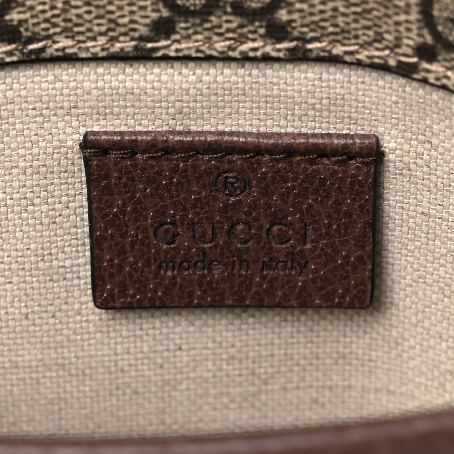 Gucci GG Supreme Monogram Neo Vintage Web Belt Bag Brown 6 of 13