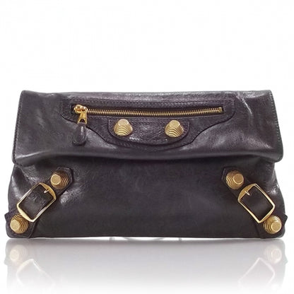 Balenciaga Agneau Giant GGH Envelope Clutch Sapin 1 of 8
