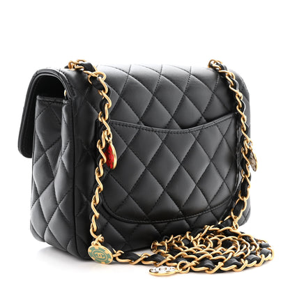 Chanel Lambskin Quilted Casino Chips Mini Flap Black 3 of 11