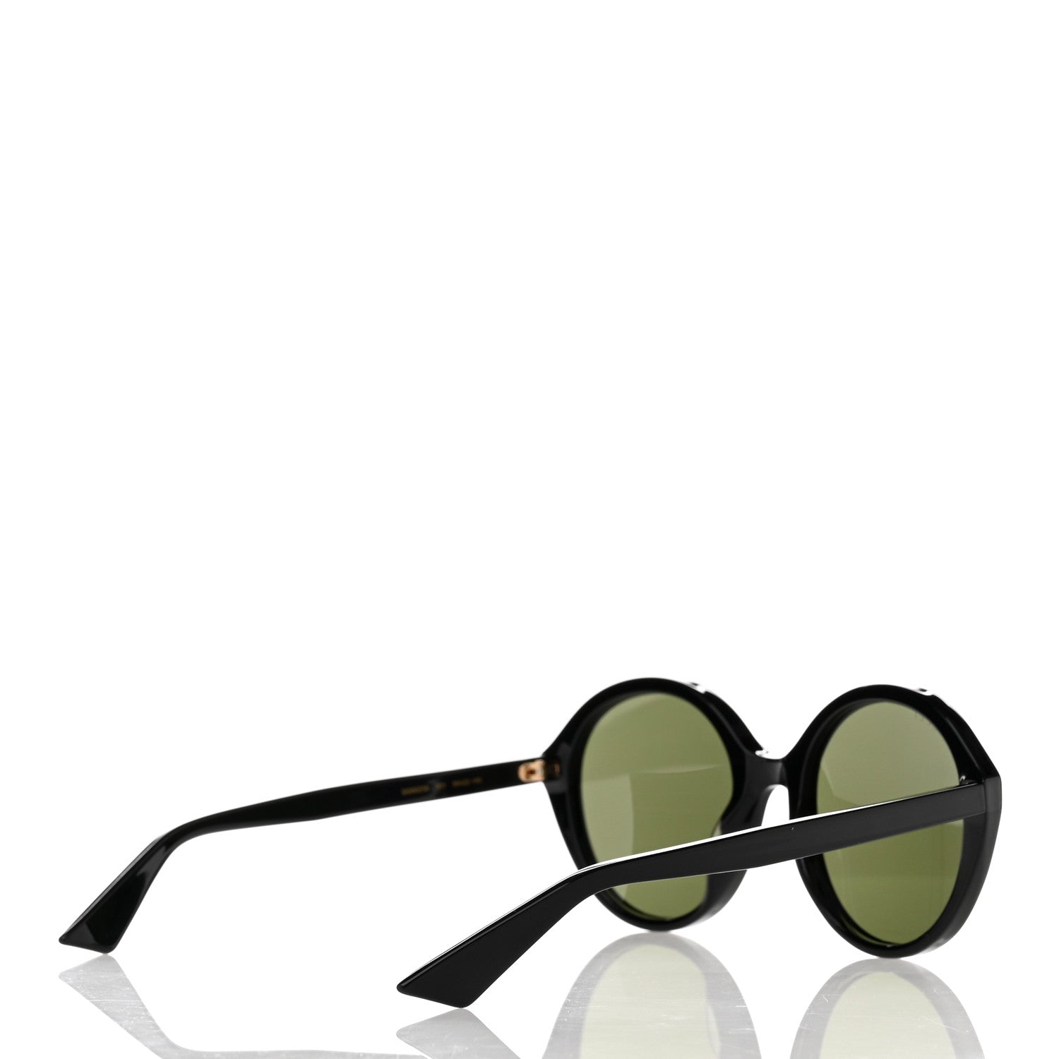 Gucci Acetate Round Sunglasses GG0023S Black 4 of 8
