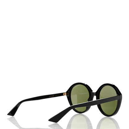 Gucci Acetate Round Sunglasses GG0023S Black 4 of 8