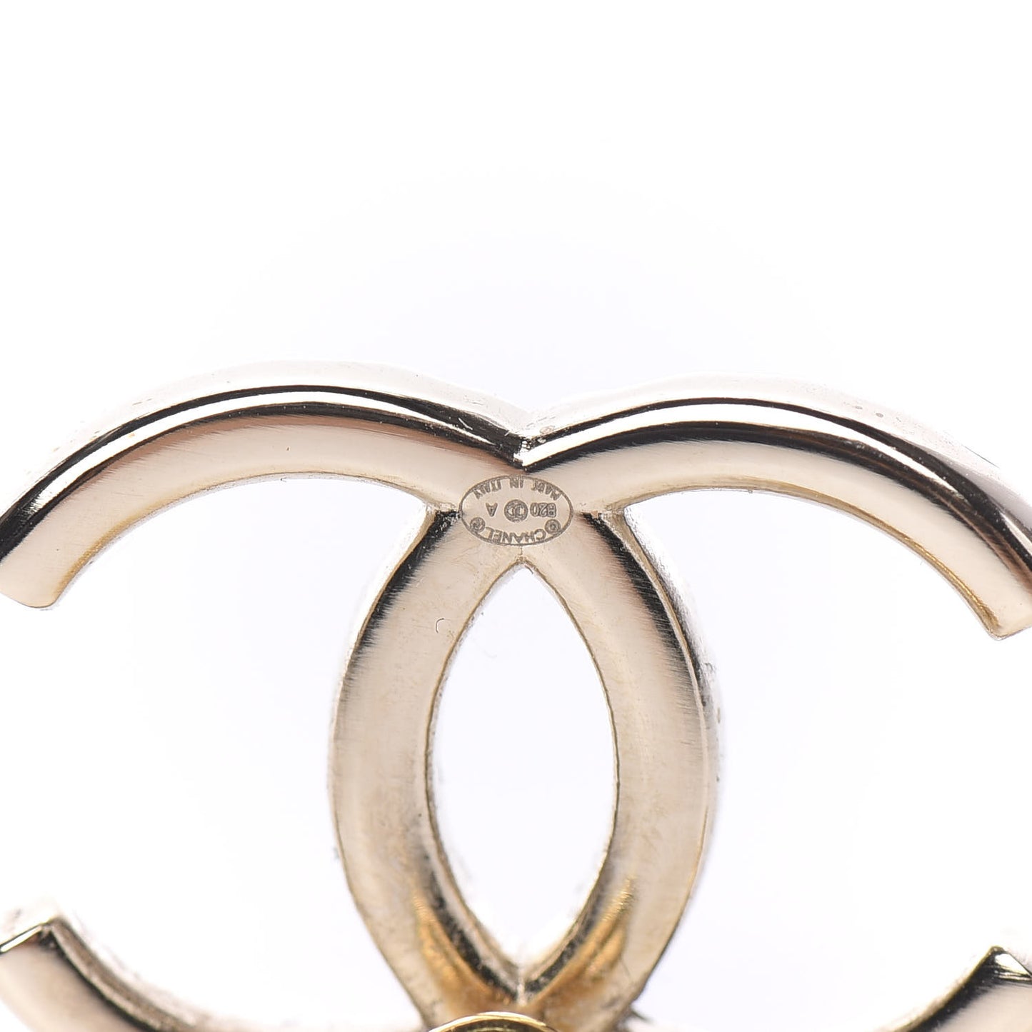 Baguette Crystal High Society CC Earrings Gold