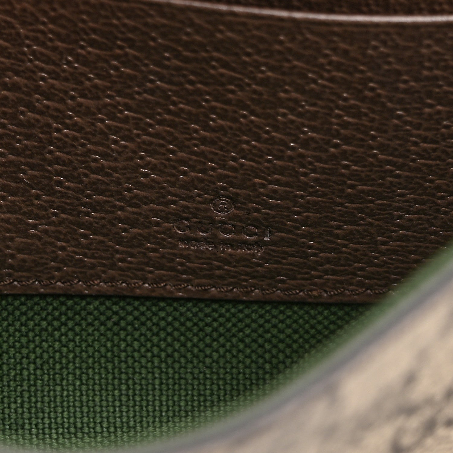 Gucci GG Supreme Monogram Textured Dollar Calfskin Web Mini Ophidia Shoulder Bag Beige Ebony New Acero 6 of 11