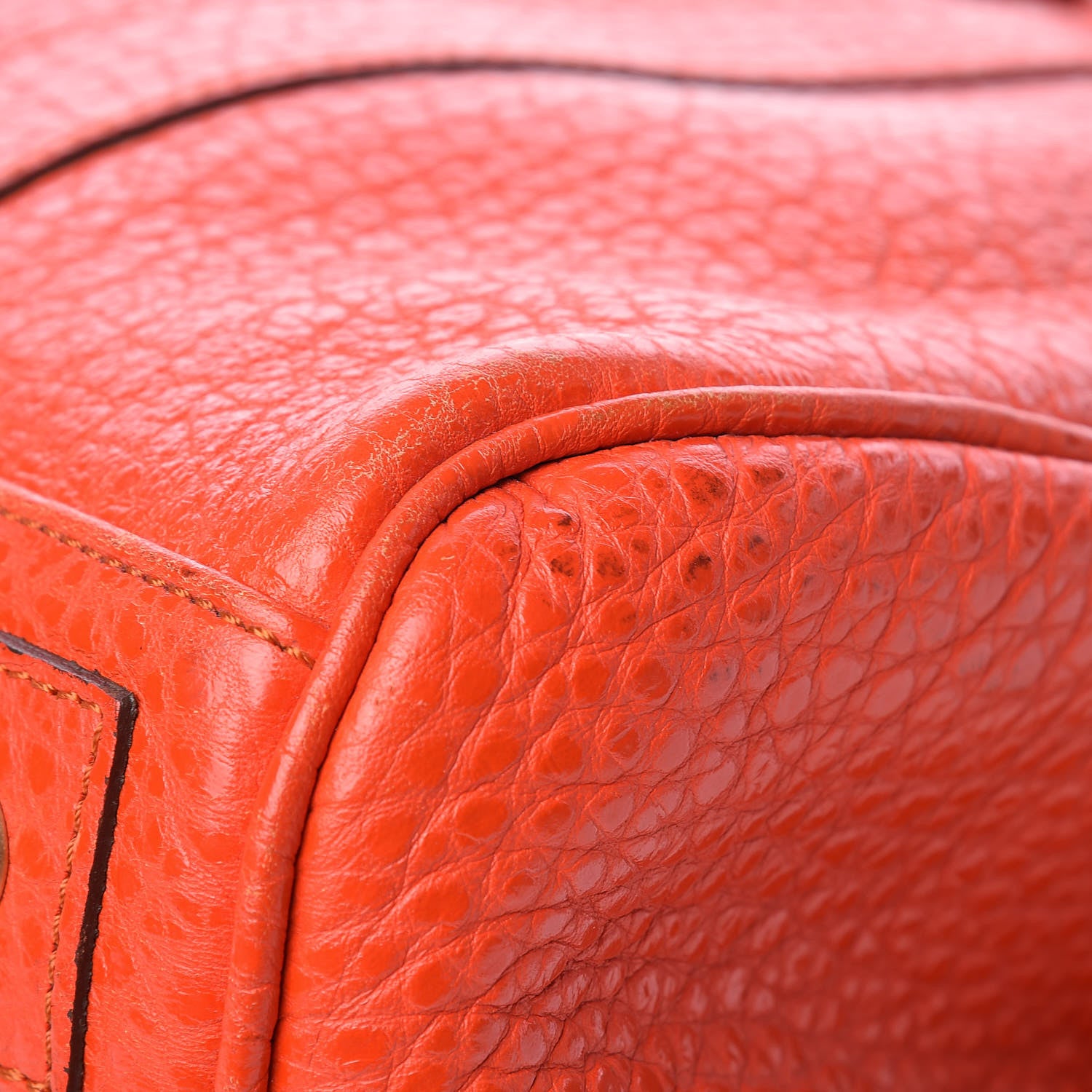 Mulberry Shiny Grain Bayswater Flame 15 of 17