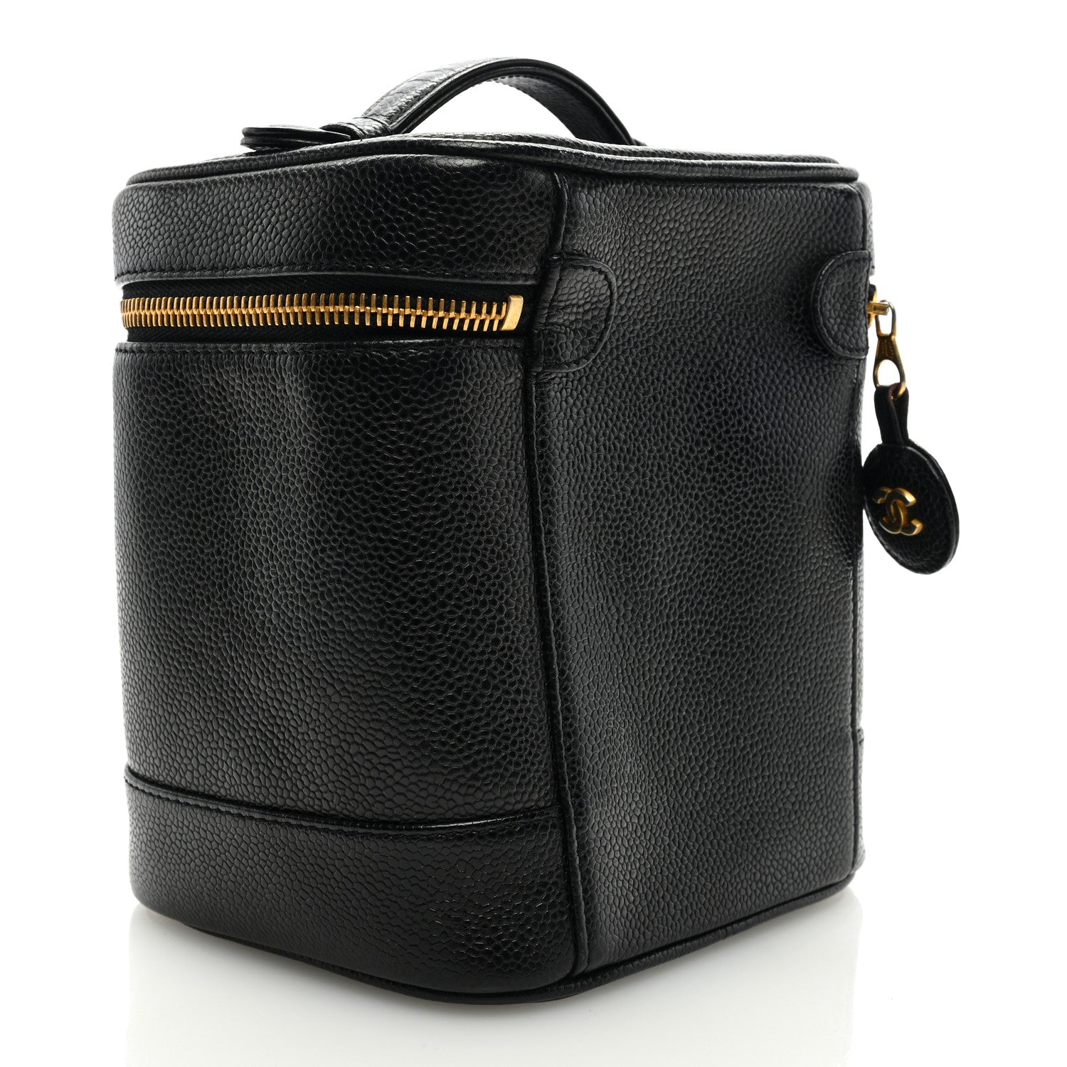 Chanel Caviar Vanity Cosmetic Case Black 3 of 6