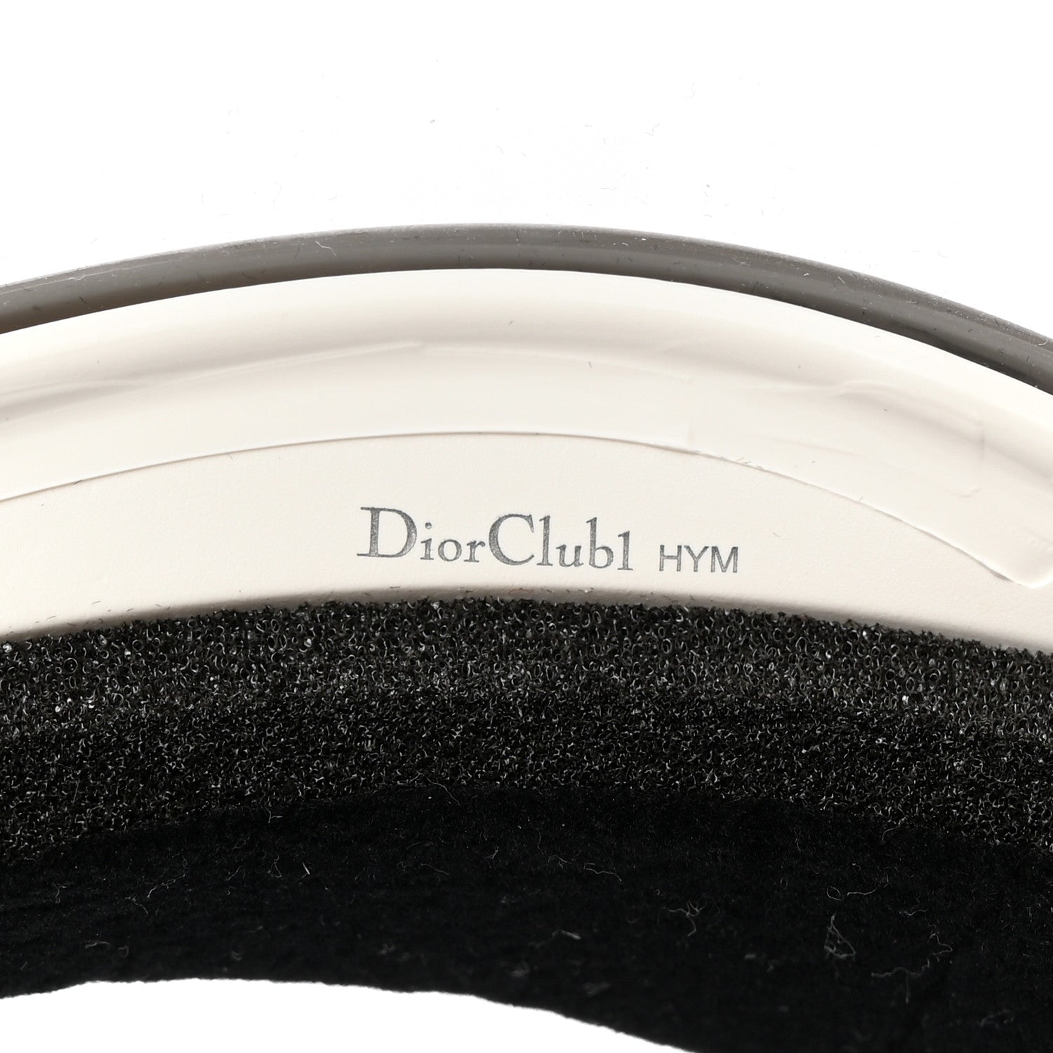Christian Dior Mirrored DiorClub1 Sun Visor Grey 9 of 10
