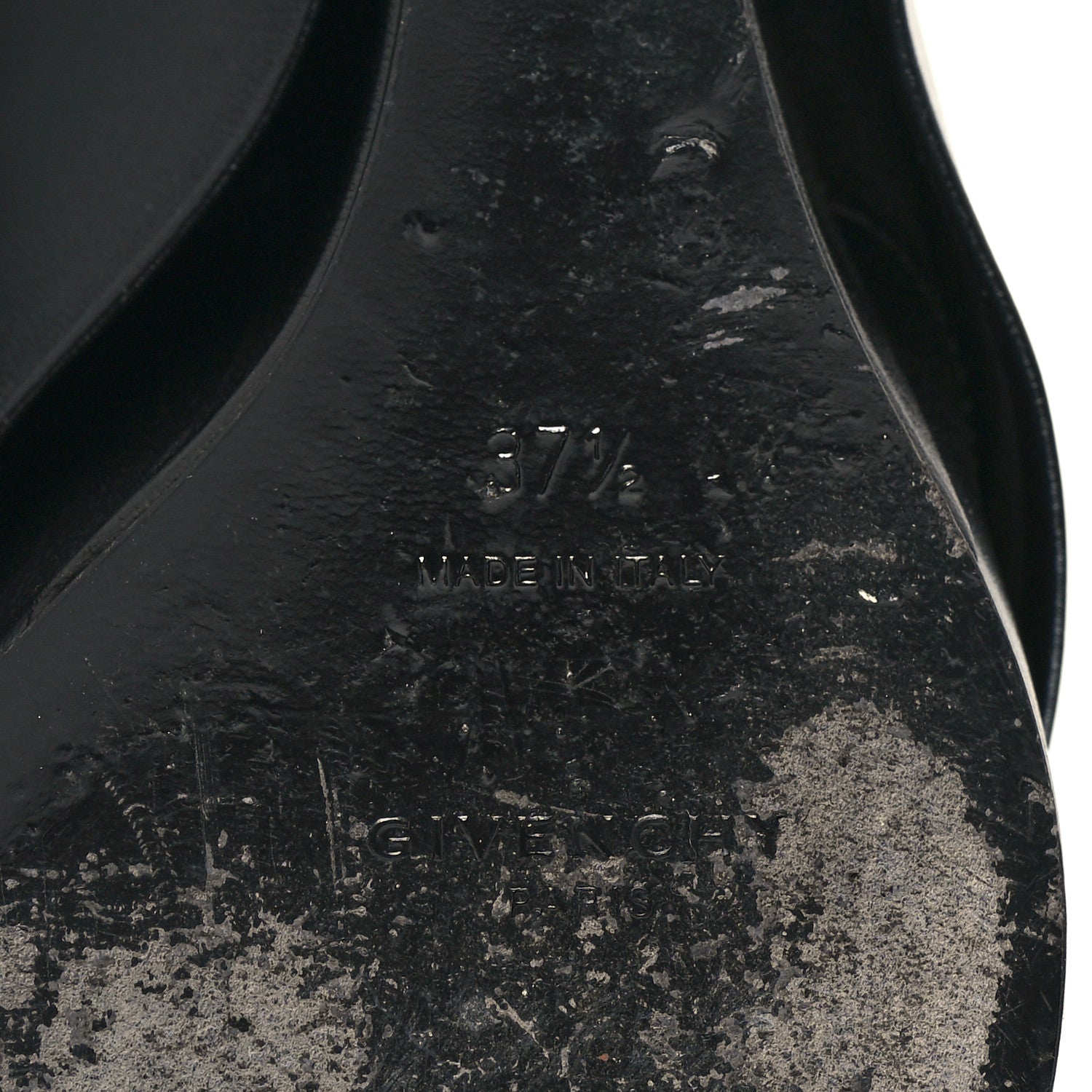 Givenchy Calfskin Shark Lock Ankle Boots 37.5 Black 6 of 11