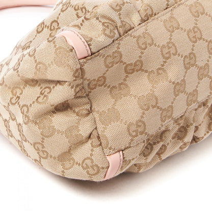 Gucci Monogram Medium D Gold Ring Hobo Pink 6 of 8