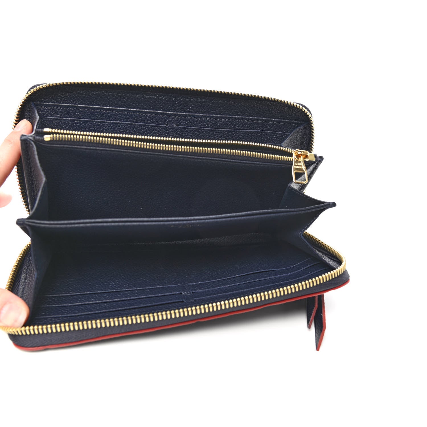 Louis Vuitton Empreinte Zippy Wallet Marine Rouge 5 of 7