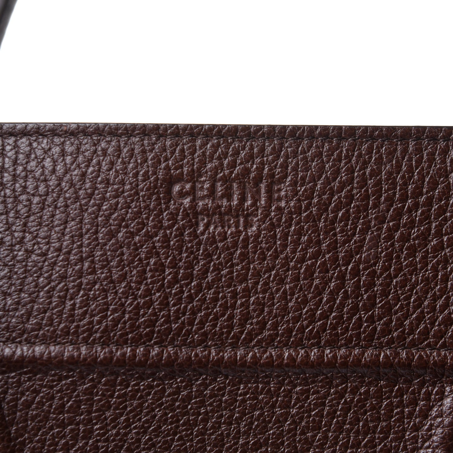 Celine Grained Calfskin Medium Phantom Luggage Brown 6 of 12