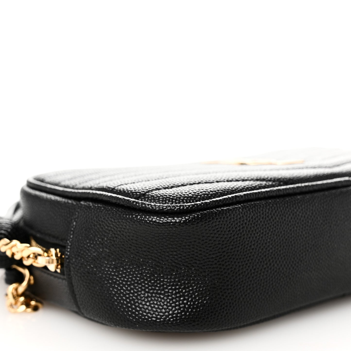 Grain De Poudre Matelasse Monogram Mini Lou Camera Bag Black
