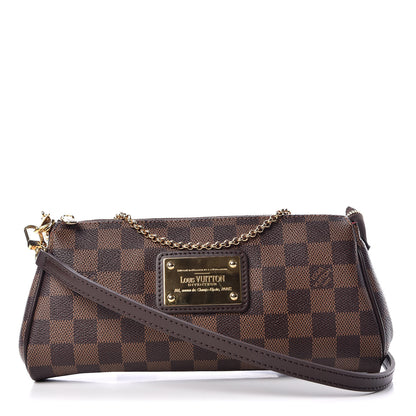 Louis Vuitton Damier Ebene Eva Clutch 1 of 9