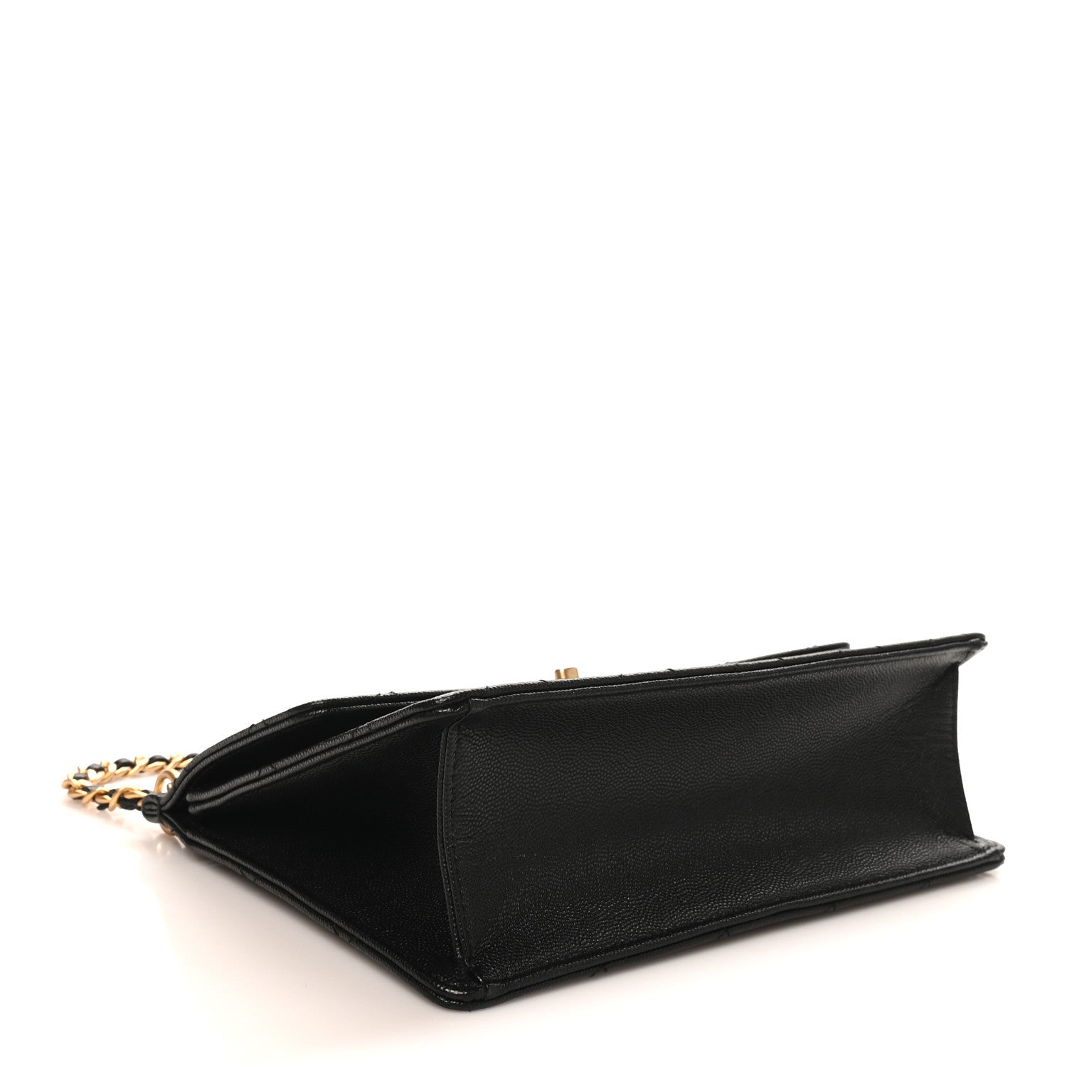 Chanel Caviar Quilted Chain Frame Flap Black 3 of 10