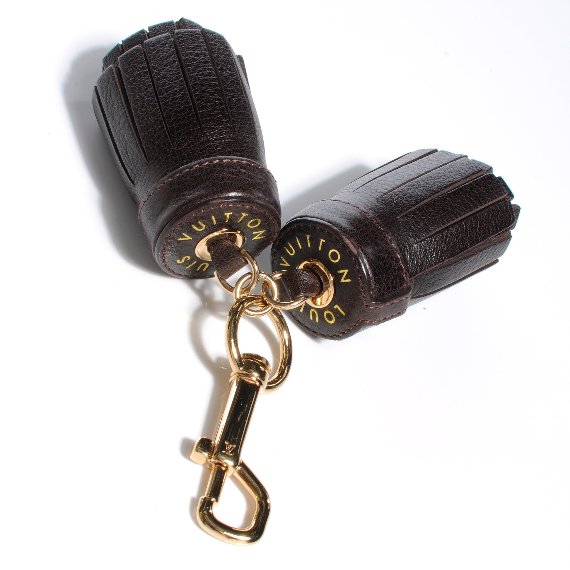 Louis Vuitton Calfskin Circus Bag Charm Marron 1 of 4