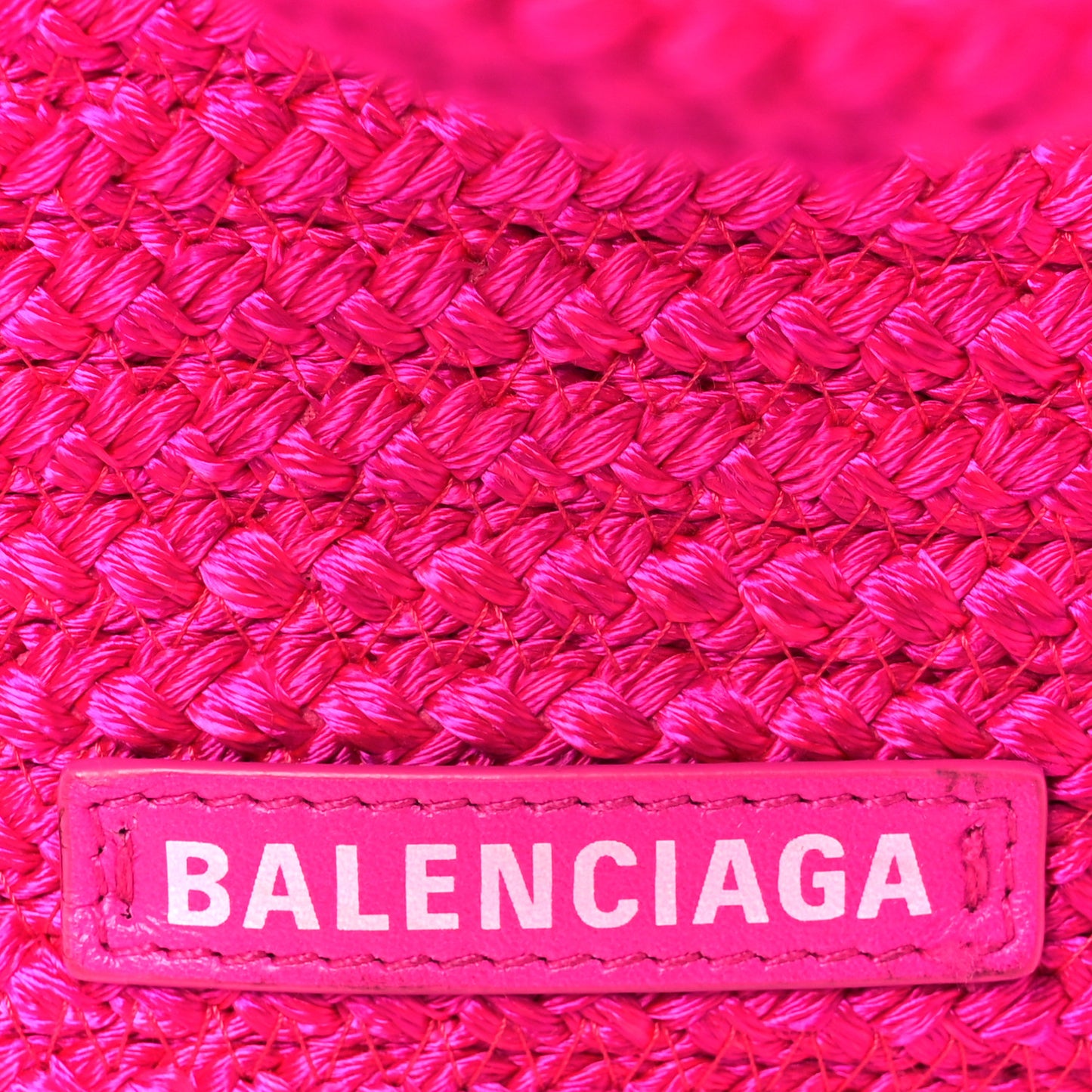 BOTTEGA VENETA Raffia Large Ibiza Basket Bag  Lipstick Pink