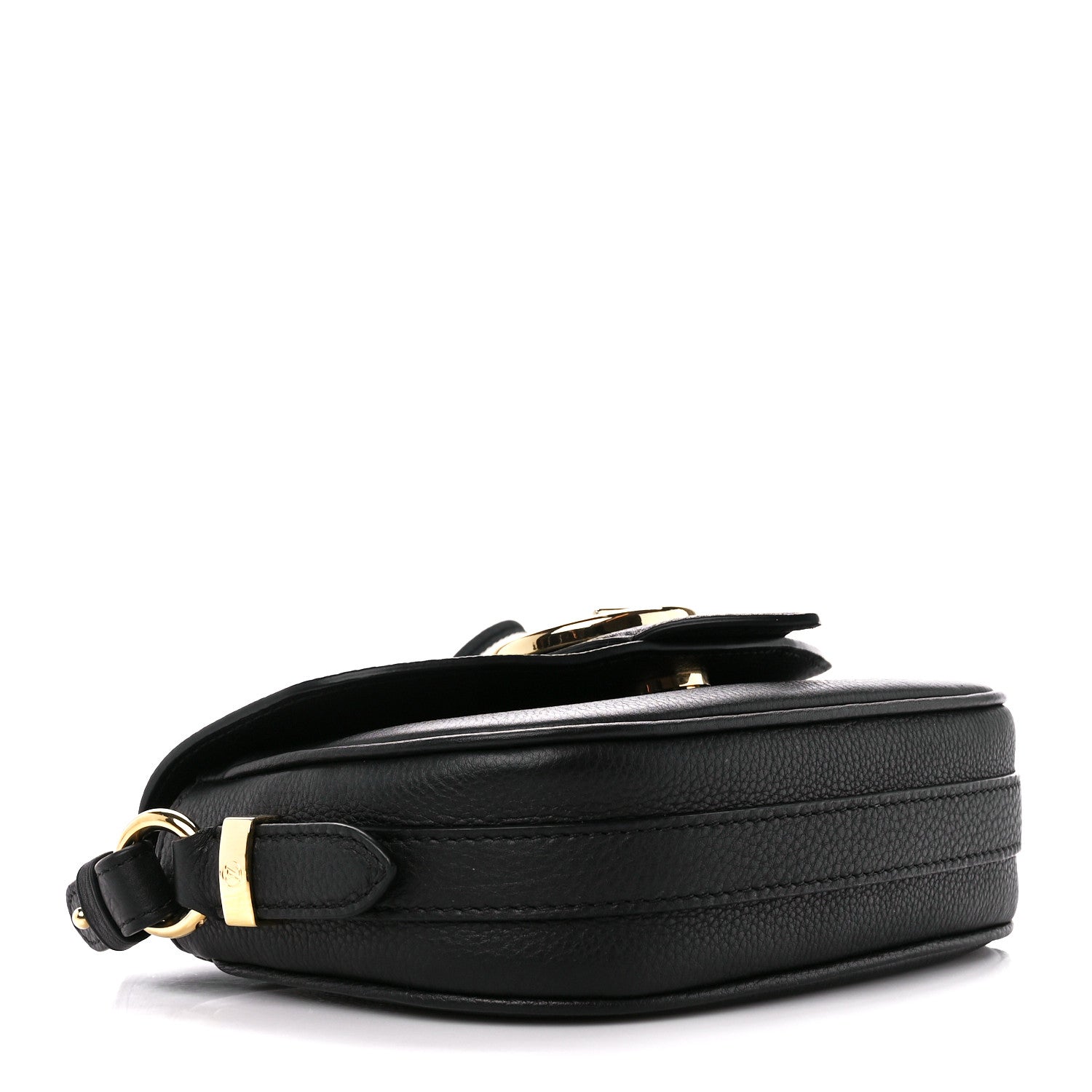 Louis Vuitton Grained Calfskin LV Pont 9 Soft PM Black 4 of 11