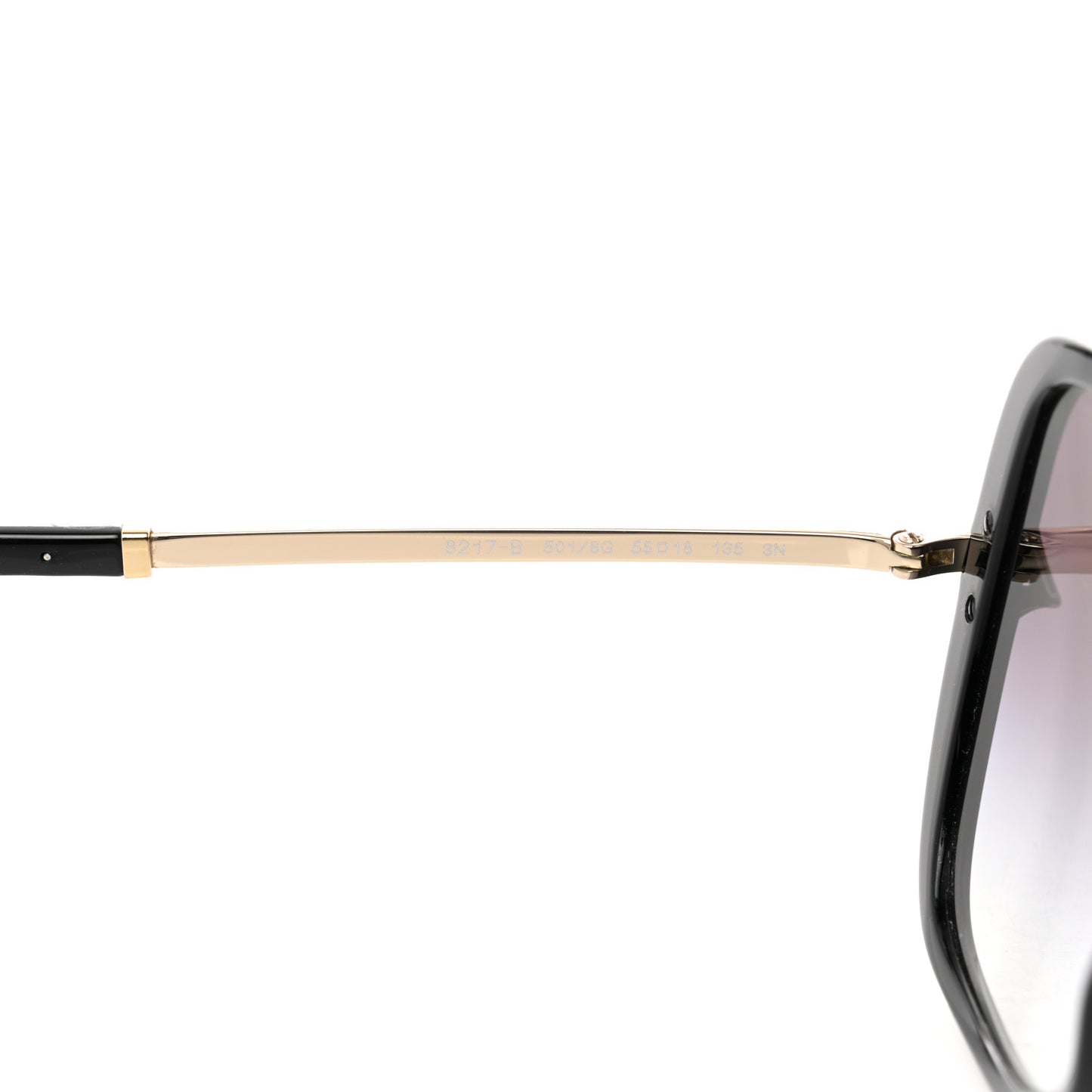 Oversized Crystal Sunglasses 8217-B Black