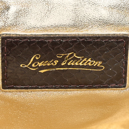 Louis Vuitton Satin Monogram Aumoniere Clutch Brown 6 of 10