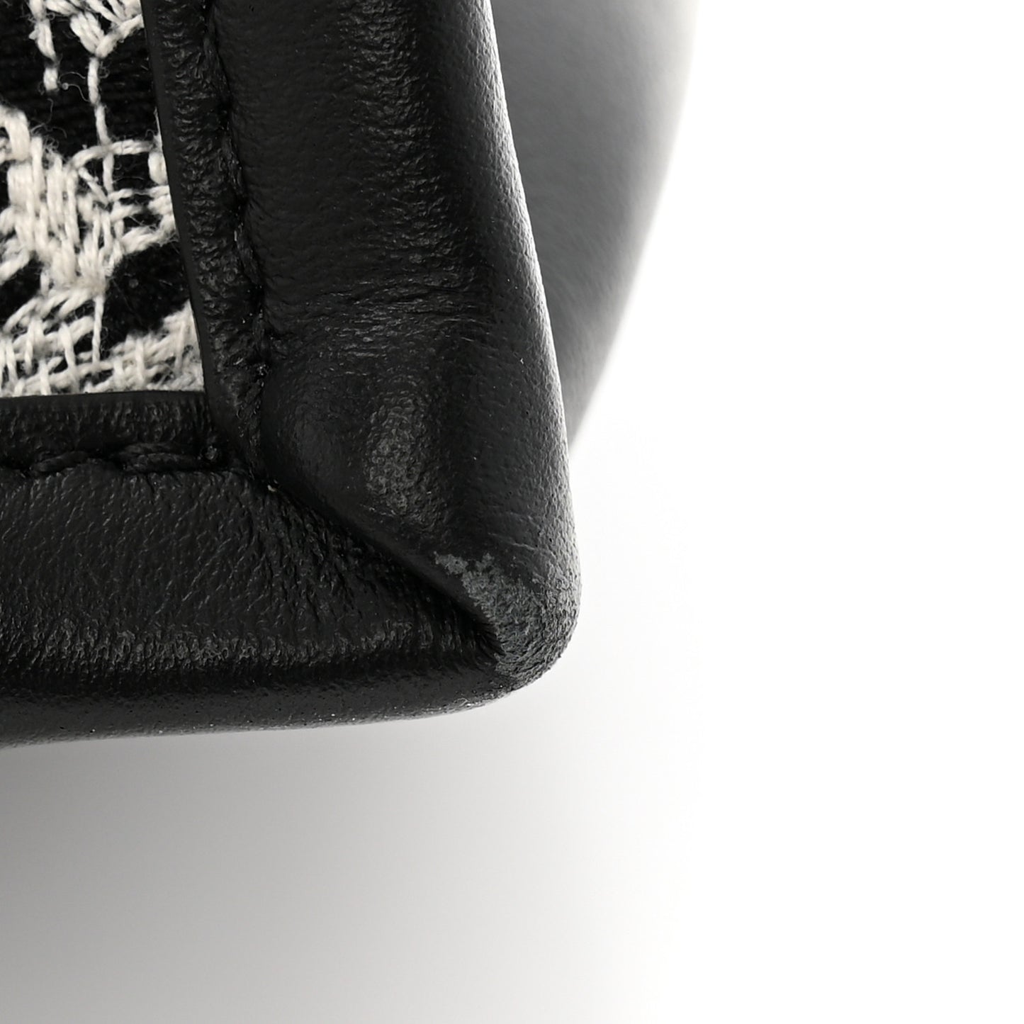Calfskin Canvas Medium Plan De Paris Book Tote With Strap Black White