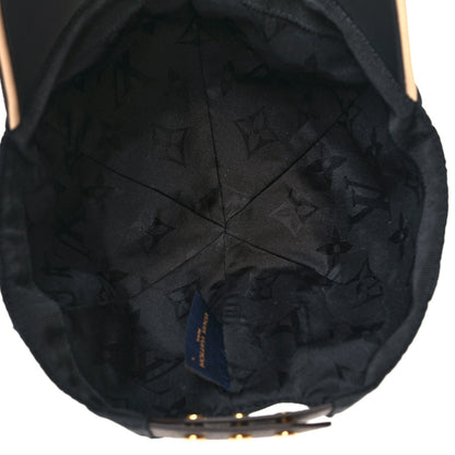Louis Vuitton Polyester Silk Monogram LV Get Ready Cap L Black 6 of 7