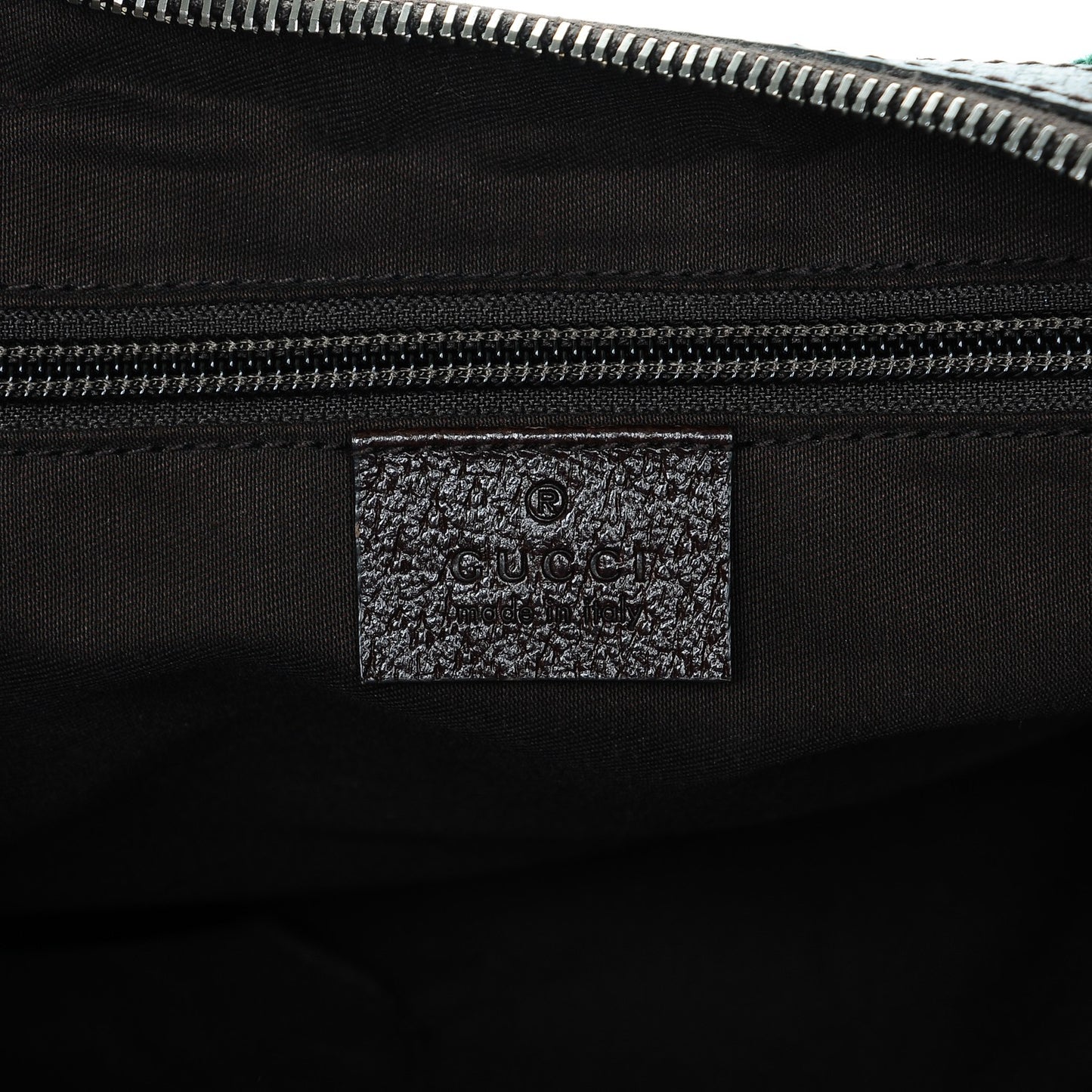 Monogram Web Medium Half Moon Hobo Dark Brown