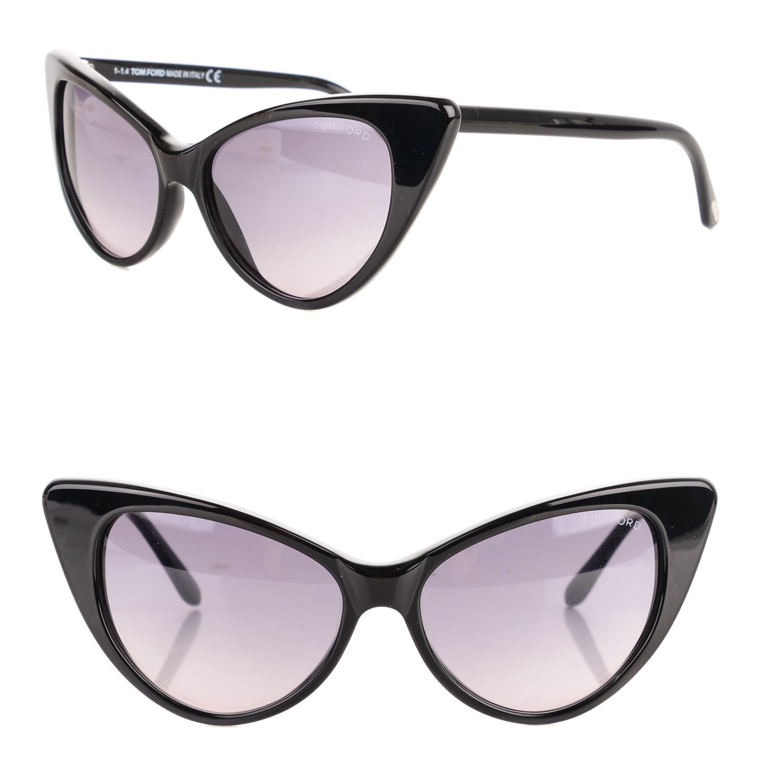 Tom Ford Nikita Cat Eye Sunglasses TF173 Black 1 of 4