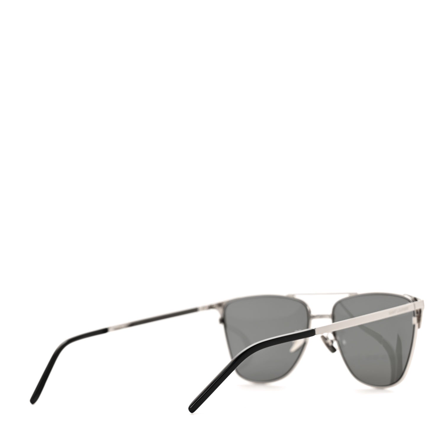 Saint Laurent Square SL 280 Sunglasses Black Silver 4 of 7