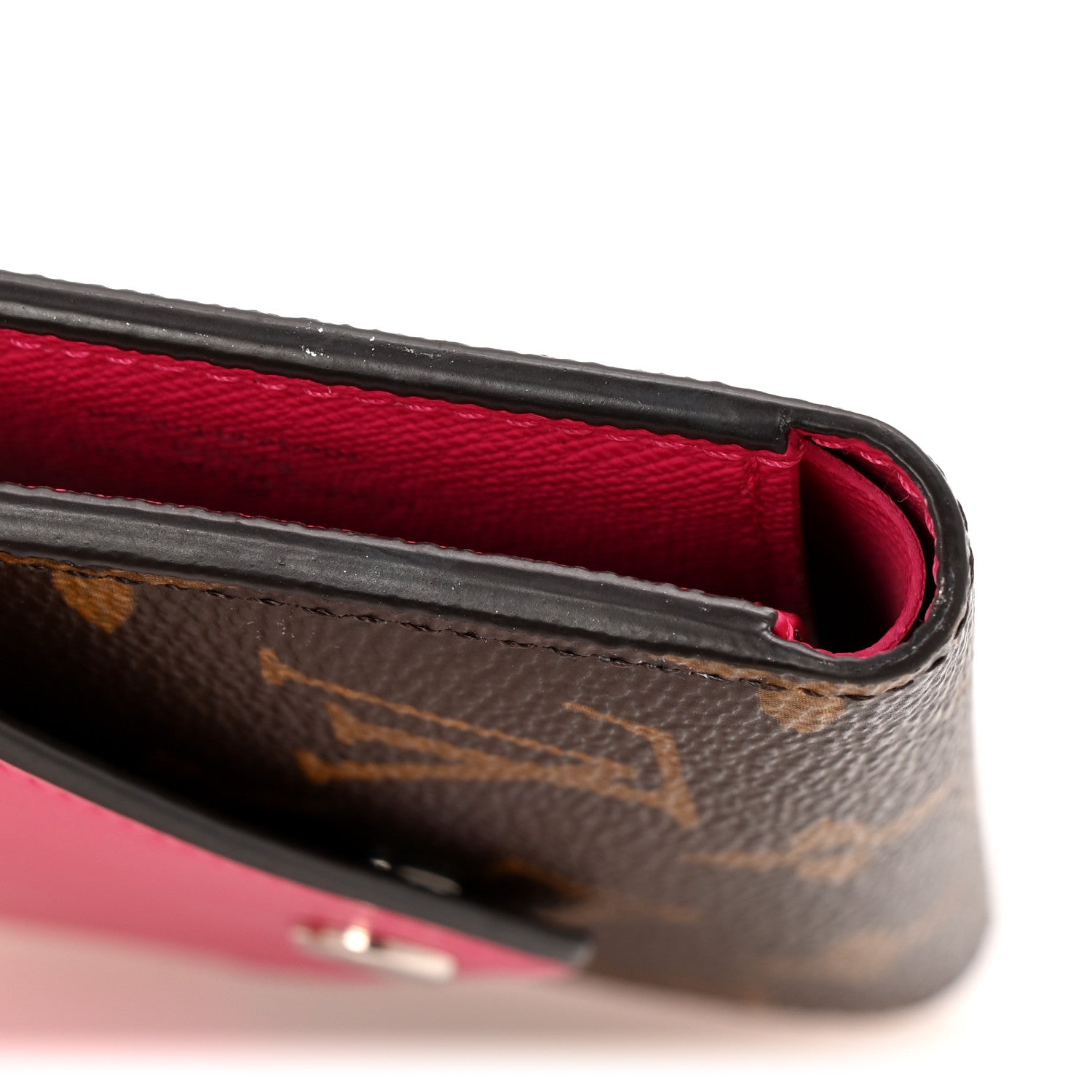 Louis Vuitton Monogram Victorine Wallet Fuchsia Brown 10 of 10