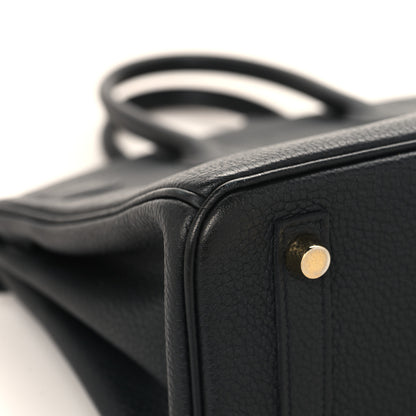 Hermes Togo Birkin 25 Black 10 of 14