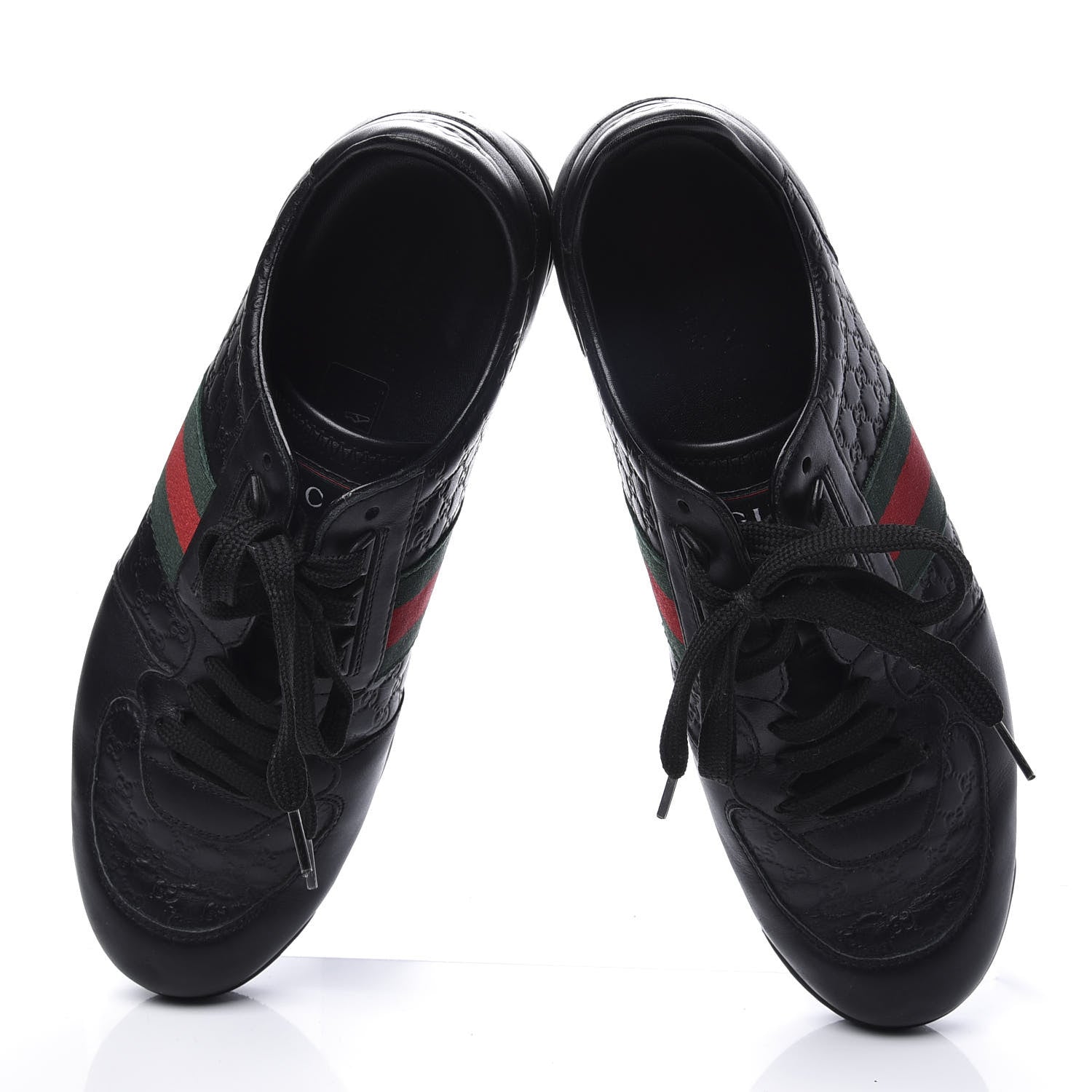 Gucci Guccissima Web Sneakers 9 Black 5 of 10