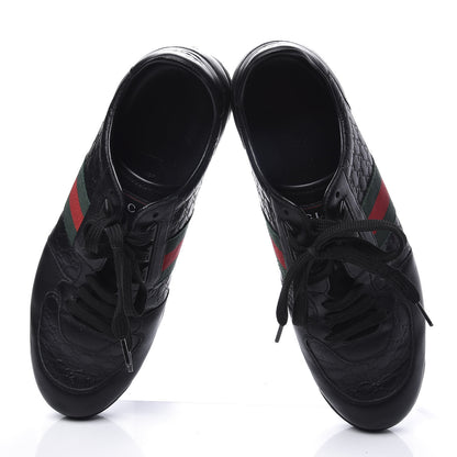 Gucci Guccissima Web Sneakers 9 Black 5 of 10