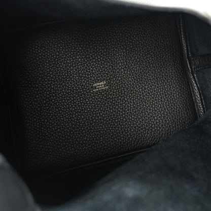 Hermes Taurillon Clemence Picotin Lock 22 MM Black 5 of 9