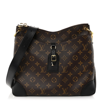 Louis Vuitton Monogram Odeon MM Black 1 of 10