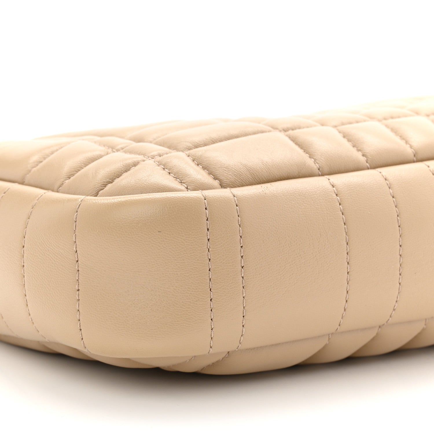 Burberry Lambskin Quilted Small Lola Camera Bag Oat Beige 9 of 10