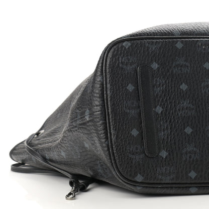 MCM Visetos Large Liz Reversible Shopper Tote Black 7 of 24