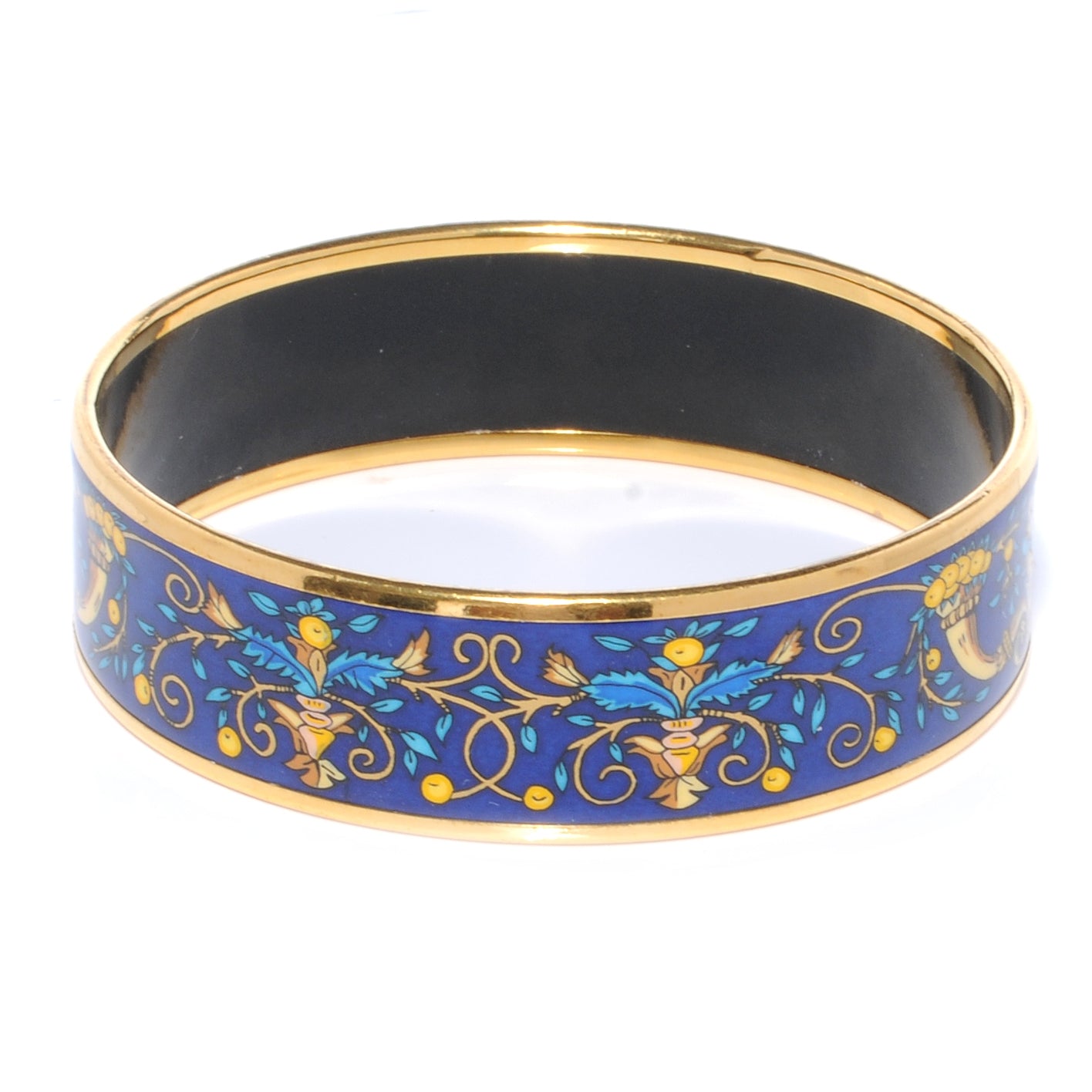 Hermes Enamel Printed Wide Bracelet 65 3 of 5