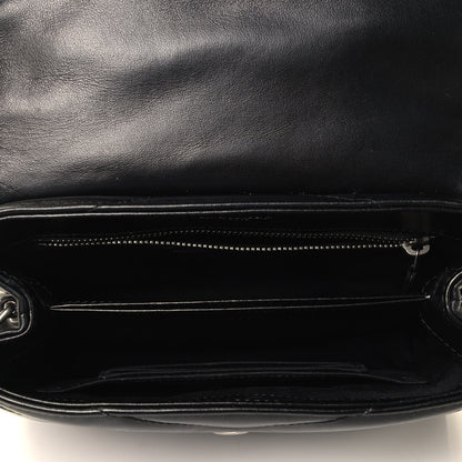 Saint Laurent Calfskin Y Quilted Monogram Toy Loulou Crossbody Bag Black 4 of 4