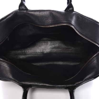 Chanel Caviar Patent Quilted Large Bowler Black 5 of 13