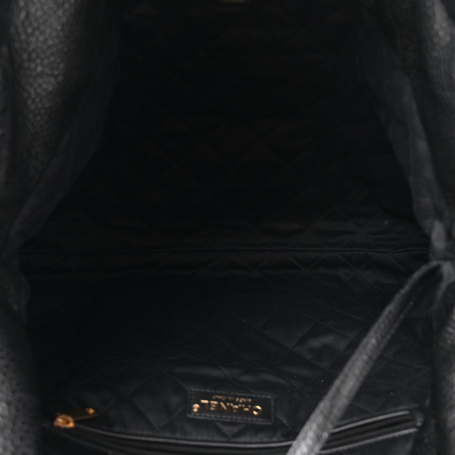 Chanel Shiny Caviar Quilted Chanel 22 Black 5 of 12
