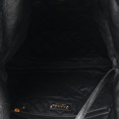Chanel Shiny Caviar Quilted Chanel 22 Black 5 of 12