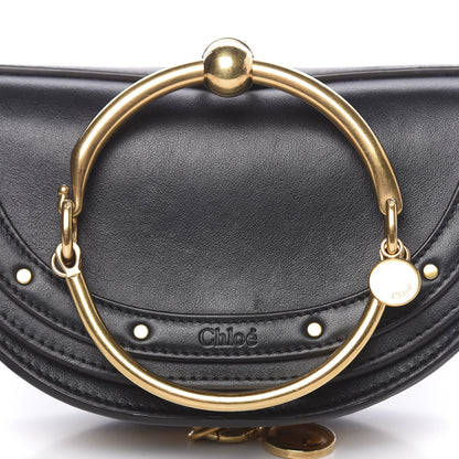 Chloe Calfskin Small Nile Bracelet Minaudiere Bag Black 9 of 9