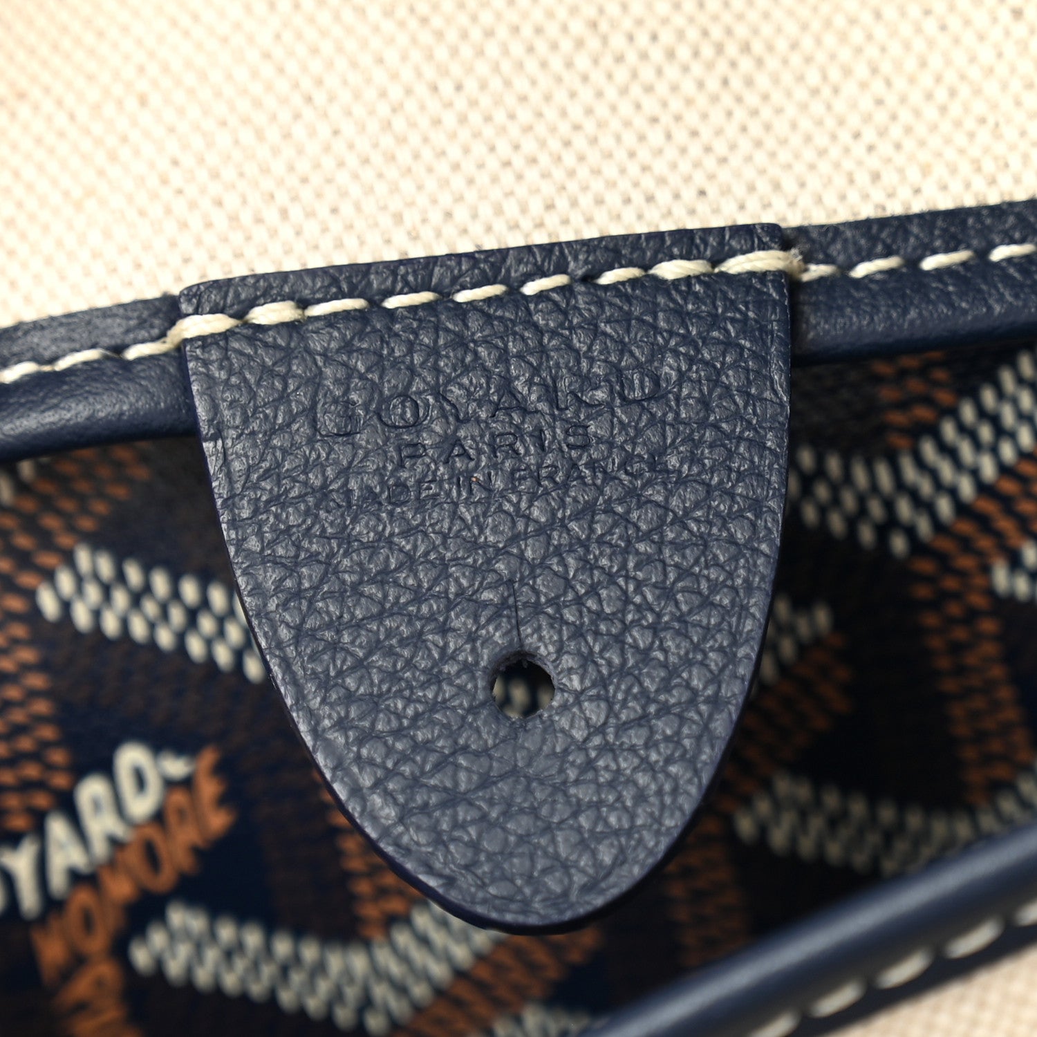 Goyard Goyardine Artois MM Navy 5 of 11