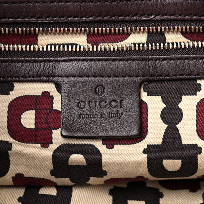 Gucci Guccissima Large Biba Hobo Dark Brown 6 of 14