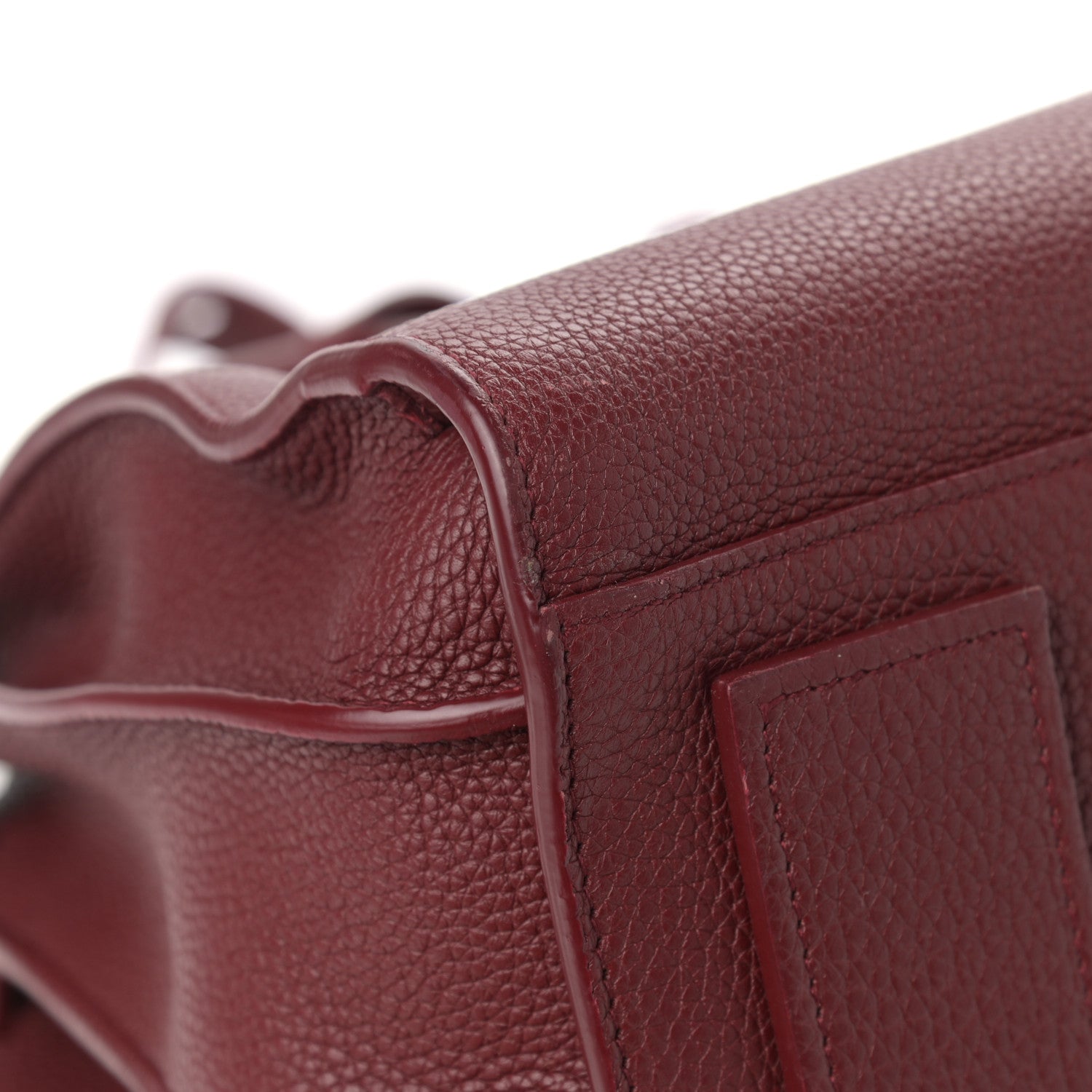 Saint Laurent Grained Calfskin Small Supple Sac De Jour Dark Pallisandre 10 of 11