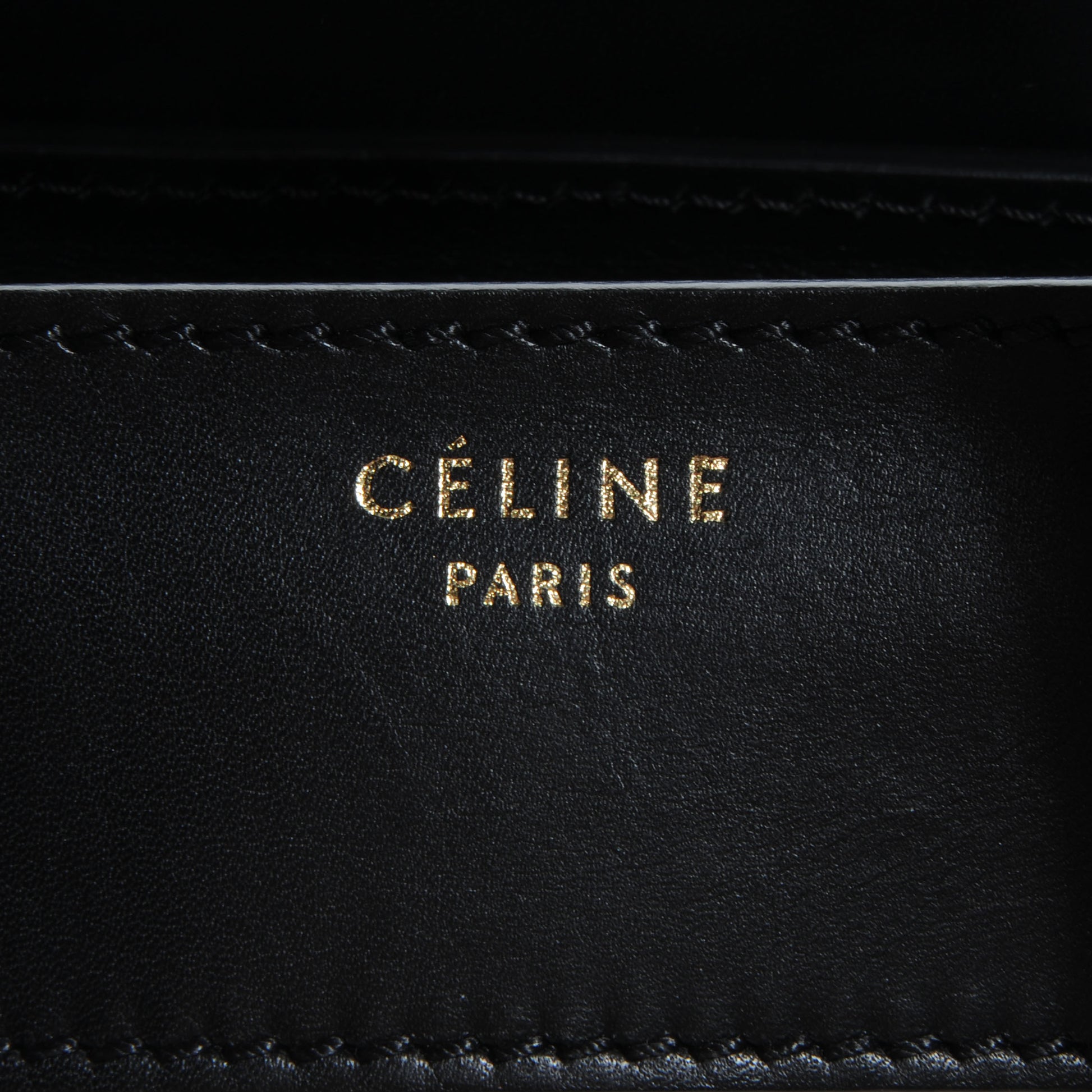 Celine Natural Canvas Smooth Calfskin Mini Luggage Cream 9 of 9
