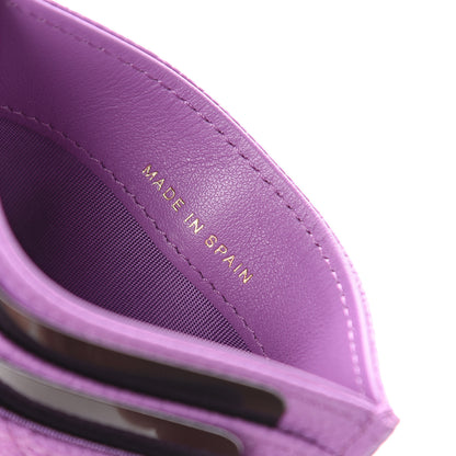 Chanel Caviar Quilted Boy Card Holder Purple 5 of 7