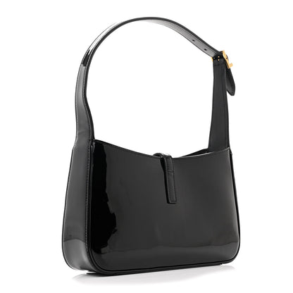 Saint Laurent Patent Le 5 A 7 Hobo Black 3 of 12