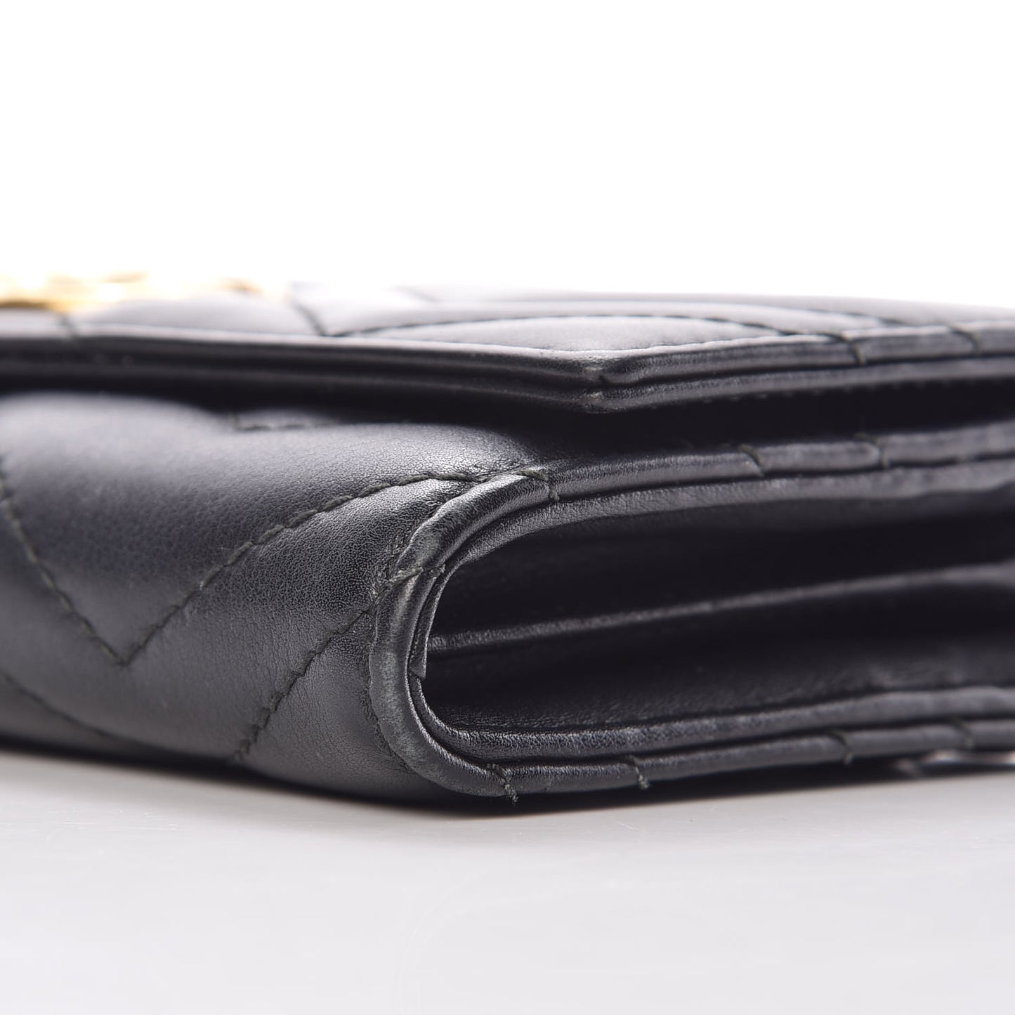 Calfskin Matelasse GG Marmont Continental Wallet Black