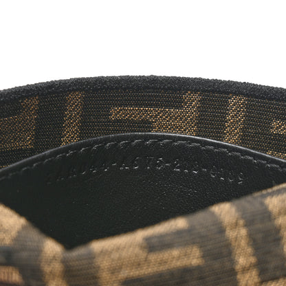 Fendi Fabric Jacquard FF 1974 Nano Baguette Charm Tobacco Moro Black 7 of 8