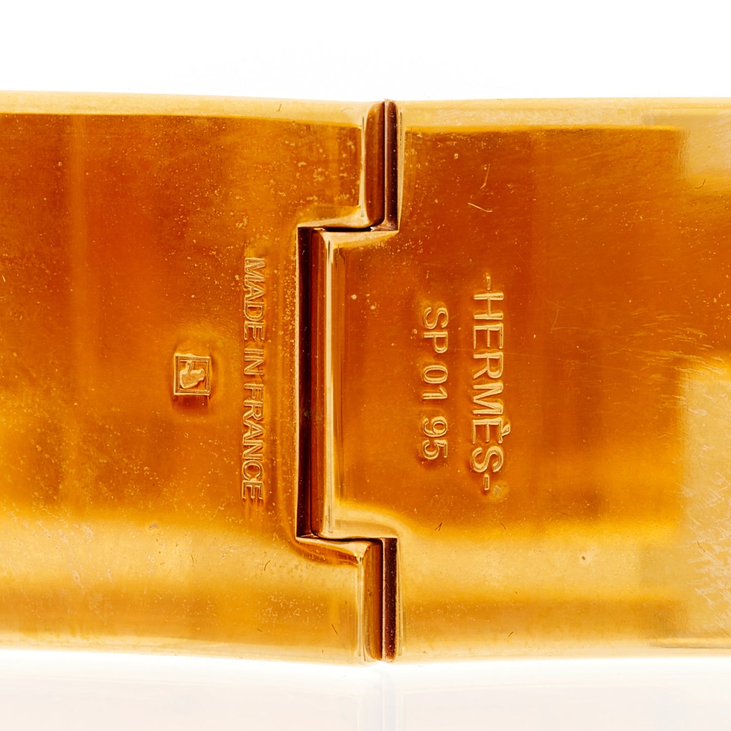 Enamel Printed Wide Manufacture Boucleries Hinged Bracelet M